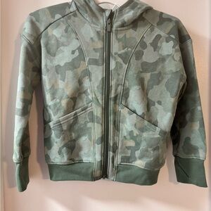 All in Motion Green Camouflage Kids Hoodie
